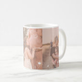 お最高の母さんワイルドフラワー写真コラージュ コーヒーマグカップ (正面右)