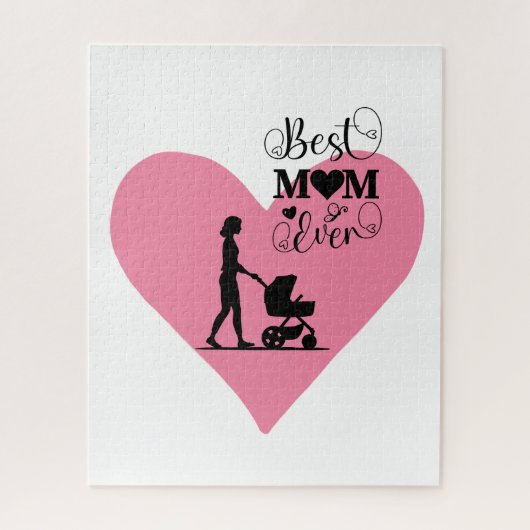「お最高の母さん今まで – 心のこもった瞬間」 ジグソーパズル (縦)