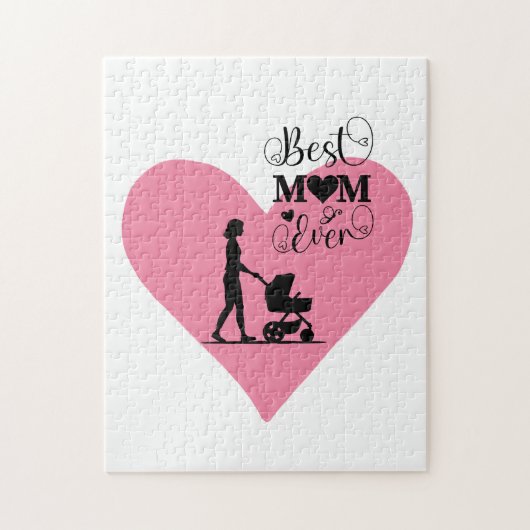 「お最高の母さん今まで – 心のこもった瞬間」 ジグソーパズル (縦)