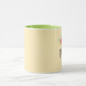 お最高の母さん可愛い マグカップ (中央)