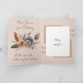 お最高の母さん生誕日 カード (内部)