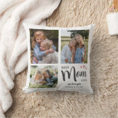 お最高の母さん自分の写真を作成 クッション (ブランケット)