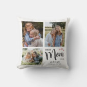 お最高の母さん自分の写真を作成 クッション (正面)
