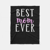お最高の母さん – お母さんのため フリースブランケット (正面)