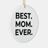 お最高の母さん、母の日の贈り物、母さんを愛して セラミックオーナメント (右)