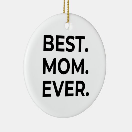 お最高の母さん、母の日の贈り物、母さんを愛して セラミックオーナメント (右)
