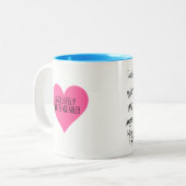 お最高の母さん – 絶対かけがえのない! ツートーンマグカップ (正面左)