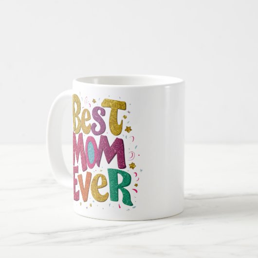 お最高の母さモダンん大好きデイマグ コーヒーマグカップ (正面左)