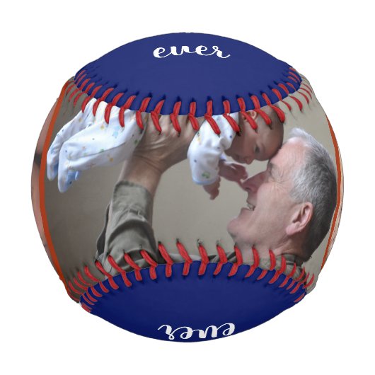 お最高の父さんの日3写真コラージュ 野球ボール (正面)