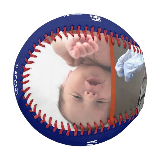 お最高の父さんの日3写真コラージュ 野球ボール (正面左)