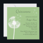 お最高の願い！(グリーン) 招待状<br><div class="desc">この誕生日パーティーの招待飾で、フワフワした繊細なダンデリオン。誕生日の年齢やカスタマイズSweet sixteenには簡単に。</div>