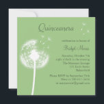 お最高の願い！(グリーン) 招待状<br><div class="desc">この誕生日パーティーの招待飾で、フワフワした繊細なダンデリオン。誕生日の年齢やカスタマイズSweet sixteenには簡単に。</div>