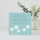 お最高の願い！リハーサルディナー招待状(ターコイズ) 招待状 (スタンド正面)