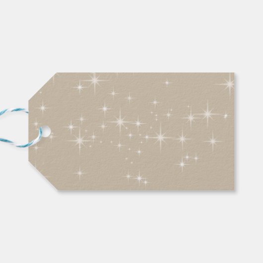 お月を超えたテディベア 天体ベイビーシャワー ギフトタグ (裏面横)