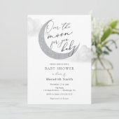 お月様と一緒にあなたに恋焦がれて　ベイビー ムーンとスタースパークル 招待状 (スタンド正面)