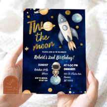 お月様へ行く宇宙飛行士 2歳の誕生日
