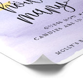 お月様を超えて パープル 推測ゲーム ポスター (角)