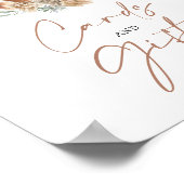 お月様を超えて ボーホー カード&ギフト ポスター サイン (角)