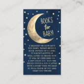 お月様を超えて | 赤ちゃんのシャワー絵本 エンクロージャーカード (正面)