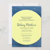 お月様を飛び越える牛のベイビーシャワーパーティー 招待状 (裏面)