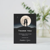 お月見ウェディング感謝 案内ポストカード (スタンド正面)