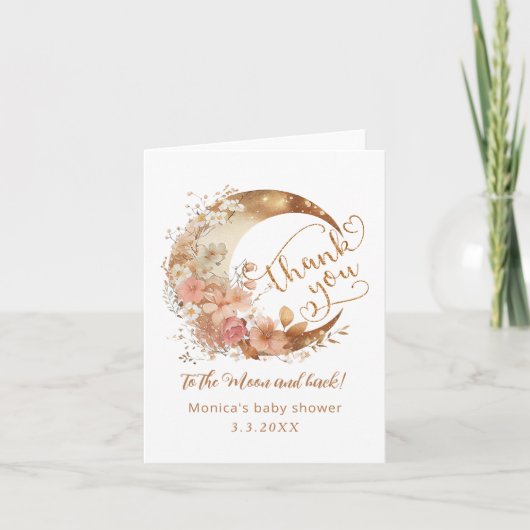 お月金ゴールドフローラお感謝していよ カード (正面)