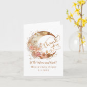 お月金ゴールドフローラお感謝していよ カード (黄色い花)