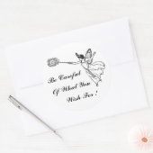 お望みには注意して!シール ラウンドシール (封筒)