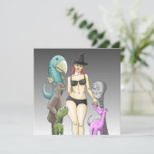 お来前はハローウィンパーティ 招待状 (スタンド正面)