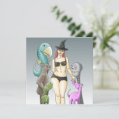 お来前はハローウィンパーティ 招待状 (スタンド正面)