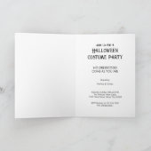 お来前はハローウィンパーティ 招待状 (内部)