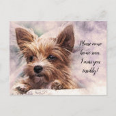 お来帰り恋しく思下さい ポストカード (正面)