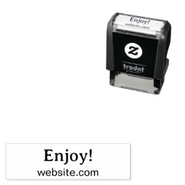 お楽しみください!ウェブサイトビジネス商品パッケージテンプレート セルフインキングスタンプ