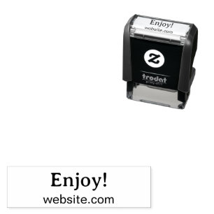 お楽しみください!ウェブサイトビジネス商品パッケージテンプレート セルフインキングスタンプ