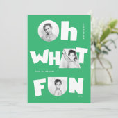 お楽しみな切り抜き シェイプ 3 フォト 季節限定 シーズンカード (スタンド正面)