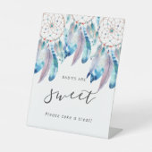 お楽しみサインBohoベビーシャワー特典 台座サイン (正面)