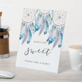 お楽しみサインBohoベビーシャワー特典 台座サイン (インサイチュ)