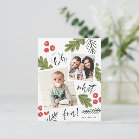 お楽しみベリー スナップショット マルチフォト シーズンポストカード (スタンド正面)