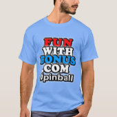 お楽しみボーナス ピンボールTシャツ 匿名名言 3 Tシャツ (正面)