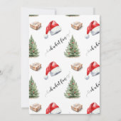 お楽しみ！サンタ帽のクリスマスパーティー 招待状 (裏面)