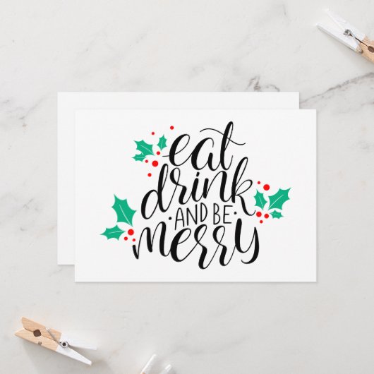 お楽しみ デザイン カード (正面/裏面インサイチュ)