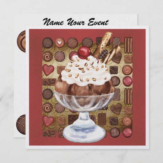 お楽しみ – SRF 招待状 (正面/裏面)