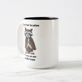 お楽しむ休みいたずらっ子 ツートーンマグカップ (正面左)