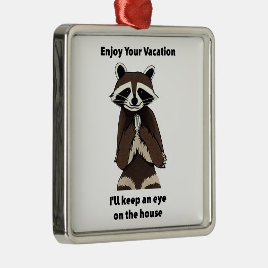 お楽しむ休みいたずらっ子 メタルオーナメント (右)