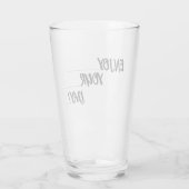 お楽しむ前のコップ タンブラーグラス (裏面)