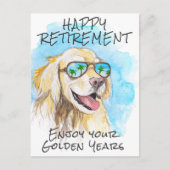 お楽しむ前のゴールデンおもしろいズ・プン・ハッピーリタイア ポストカード (正面)