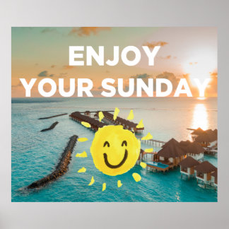 お楽しむ前の日曜日 ポスター