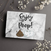 お楽しむ客様のウンチおもしろいバスルーム ゲストブック