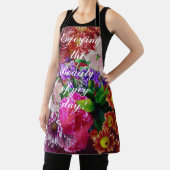 お楽しむ客様の一日中のプリントエプロンの美しい エプロン (インサイチュ)