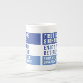 お楽しむ客様の退職 –  ボーンチャイナマグカップ